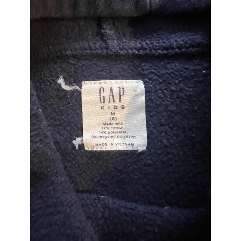 Youth Navy GAP Hooded‎ Sweatshirt Size M